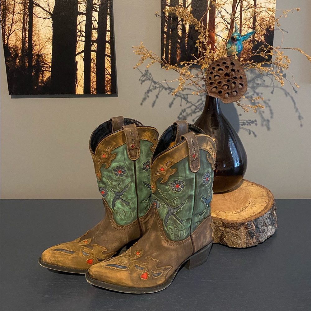 Dan Post Cowboy Boots Youth 5 (Women’s 7)